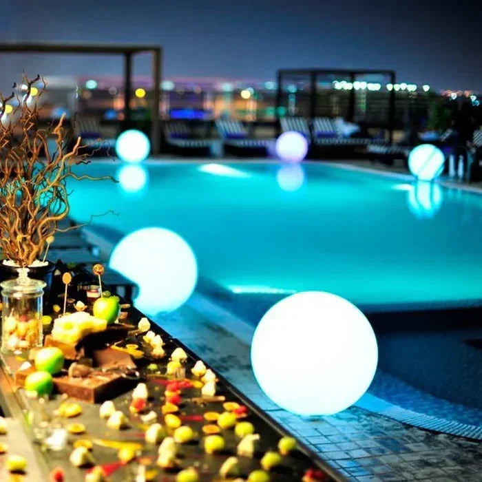 LuminAura | Spherical LED Garden Light – 16-Colour Ambient Glow