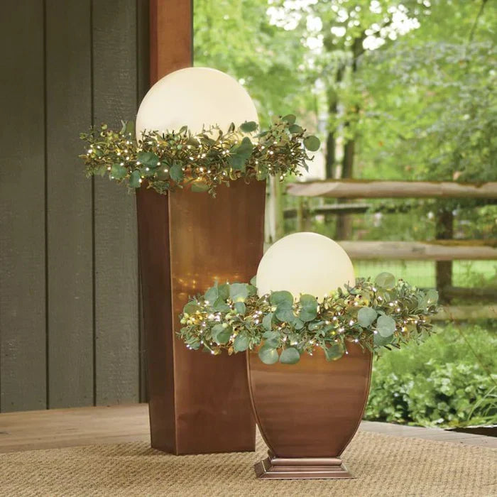 LuminAura | Spherical LED Garden Light – 16-Colour Ambient Glow
