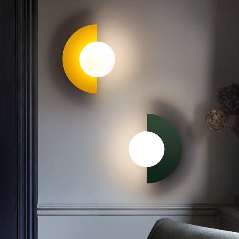 OrbitaLux | Modern Wall Sconce – Vibrant LED Bedroom Light