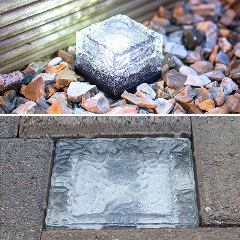 Solar Garden Cube Light With Colour Changing Water Ripple Effect
