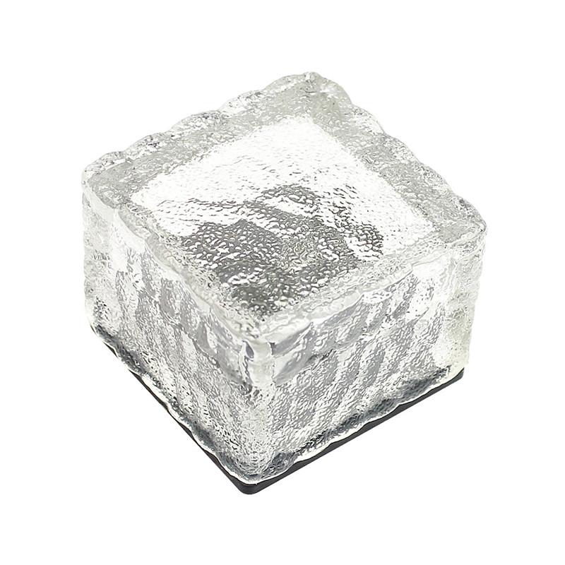 Solar Garden Cube Light With Colour Changing Water Ripple Effect