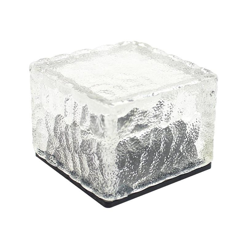 Solar Garden Cube Light With Colour Changing Water Ripple Effect