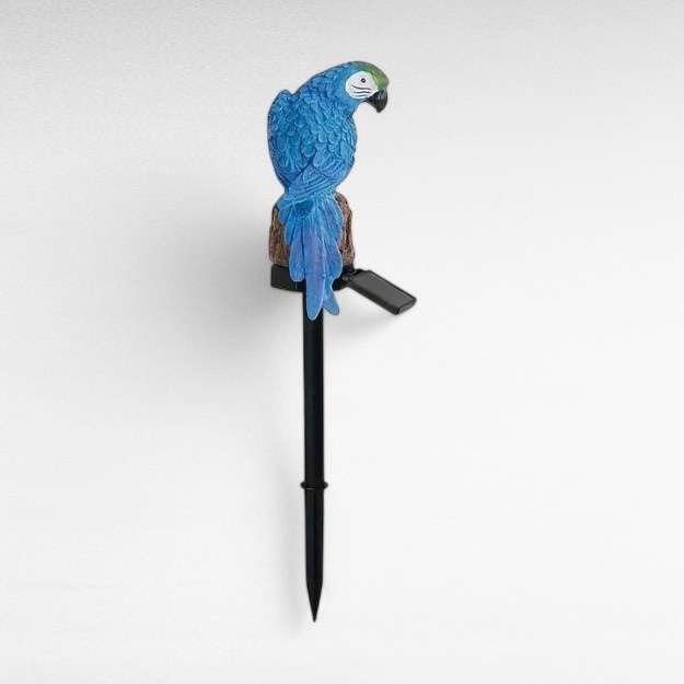 Bird Shaped Solar LED Garden Lights on Stake for Outdoor Areas